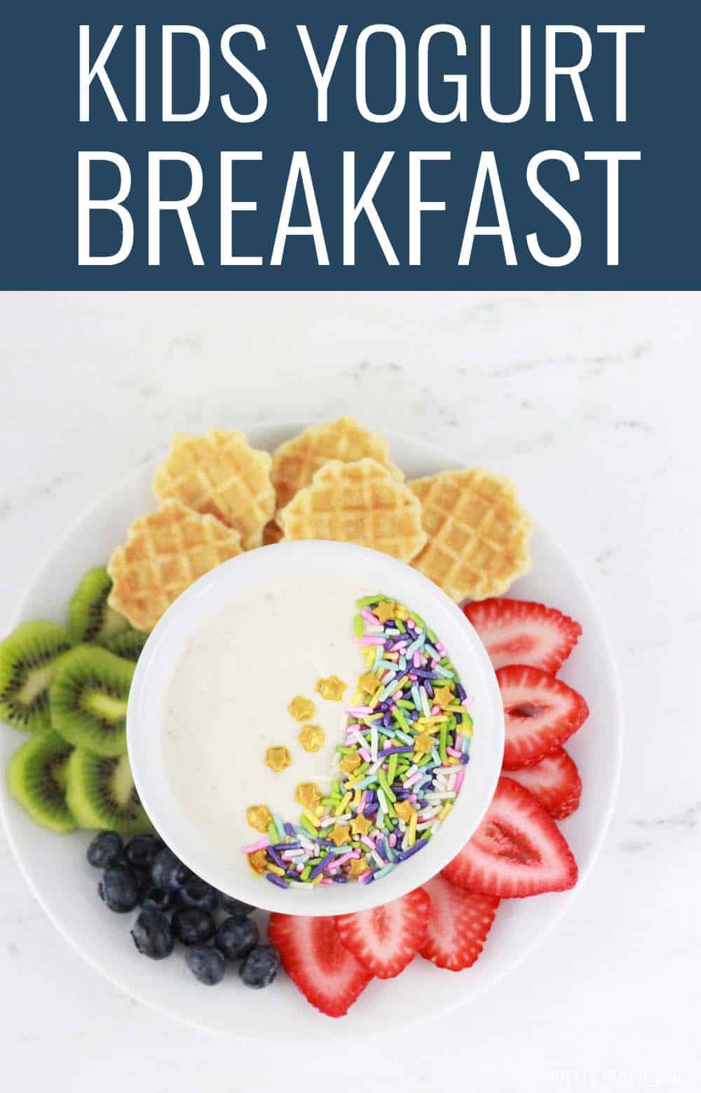How to get picky eaters to eat - yogurt with sprinkles!