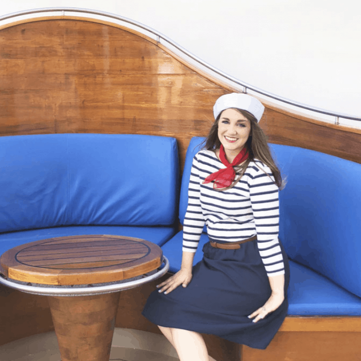 Cute and Easy Sailor Costume DIY by Pretty Providence