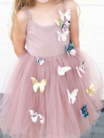 No Sew Princess Costume or Dress Up! Butterfly Princess