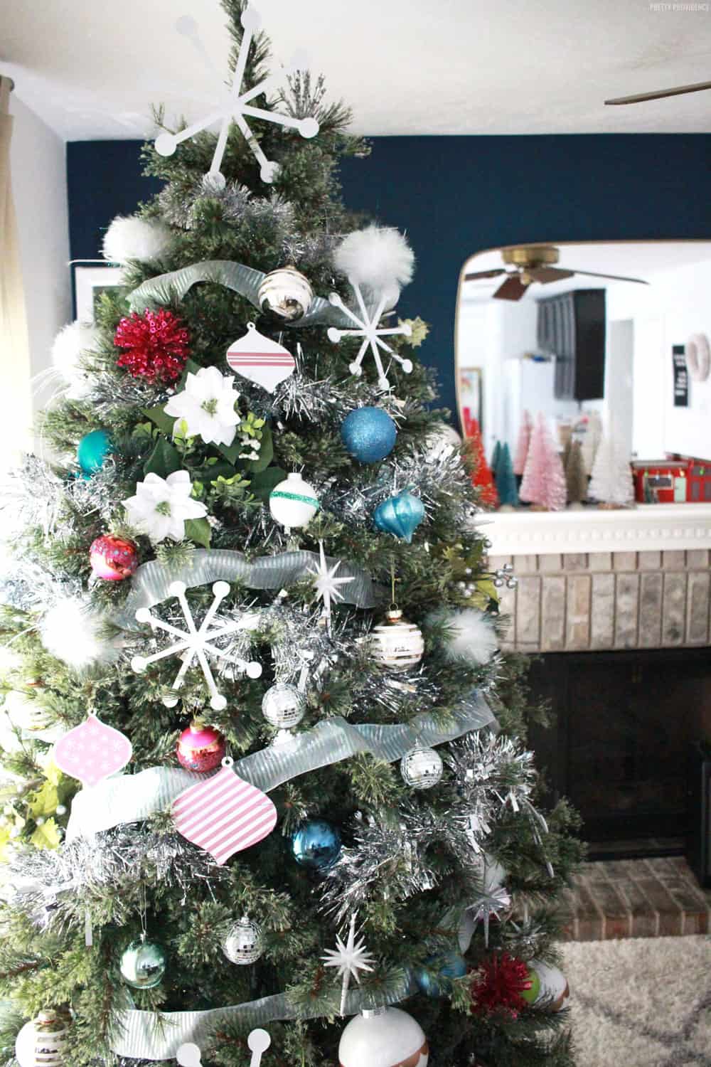 Christmas Tree Mid Century Modern Inspired Ornaments
