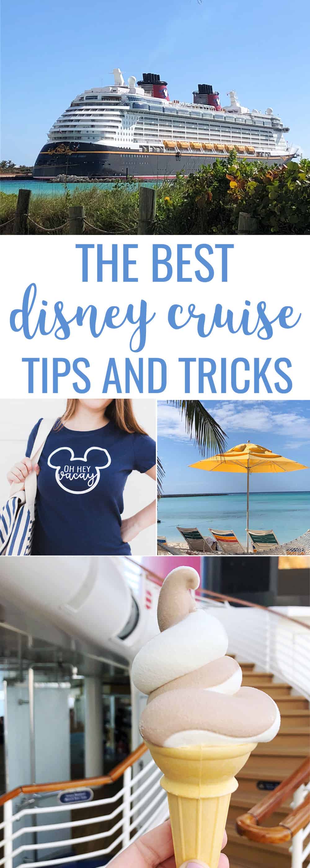 The Best Tips for Disney Cruise and info about the food, activities and Castaway Cay! 