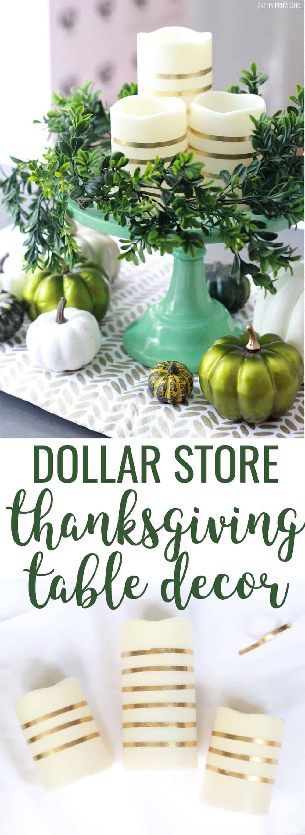 Modern Centerpiece and Thanksgiving Table Decor