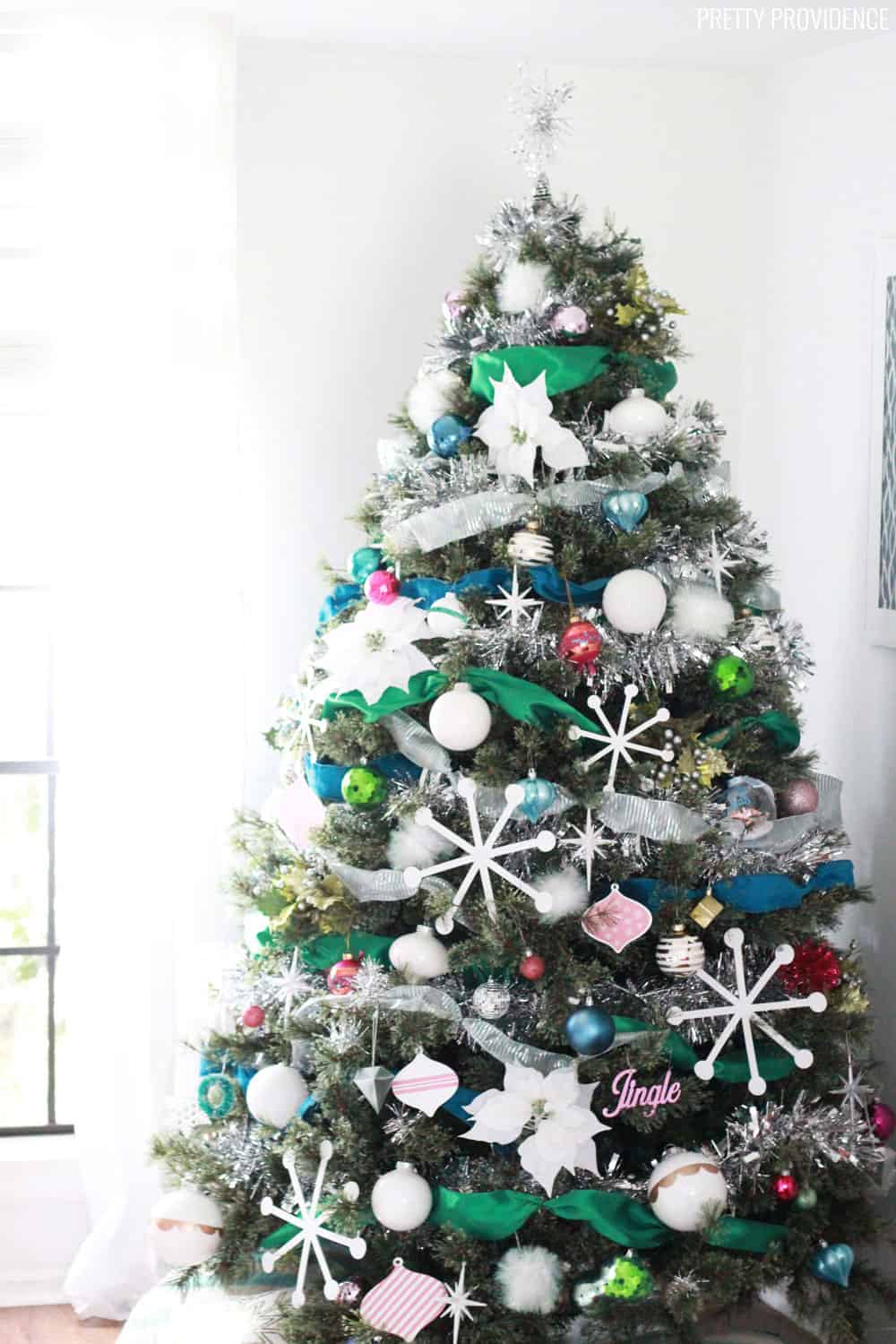 Ways to decorate a deals christmas tree with ribbon