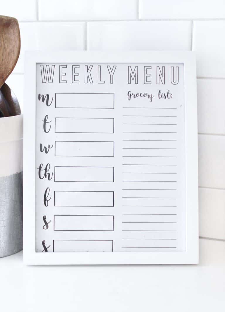 Weekly Menu Planner