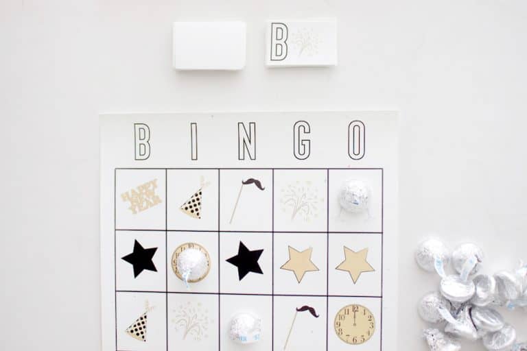 If you are looking for fun New Years Eve Games for family, look no further than this free printable New Years Eve Bingo! Tons of fun for the whole family!