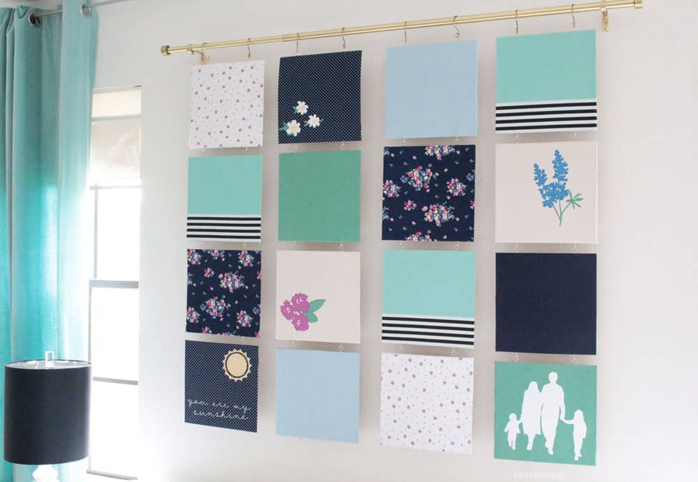 Modern Quilt Fabric Wall Art Pretty Providence