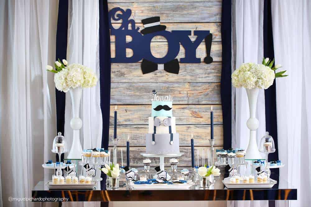 Elegant baby shower ideas for store a boy