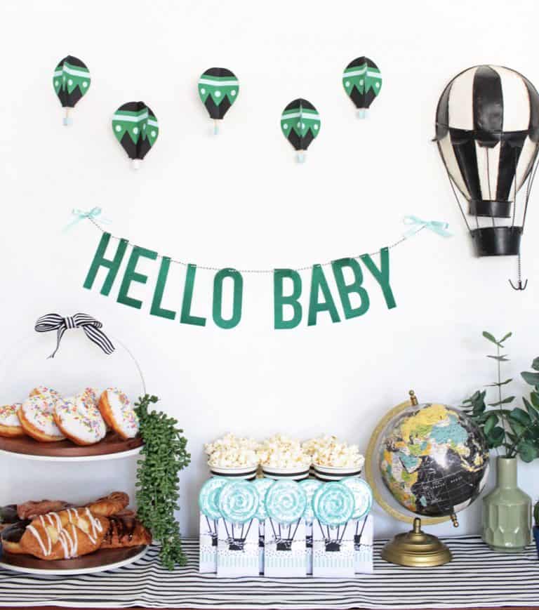 Hot Air Balloon Baby Shower