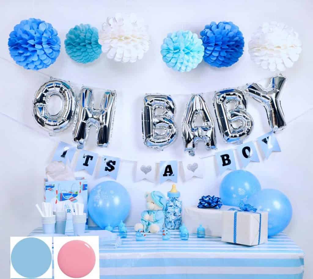 simple boy baby shower ideas