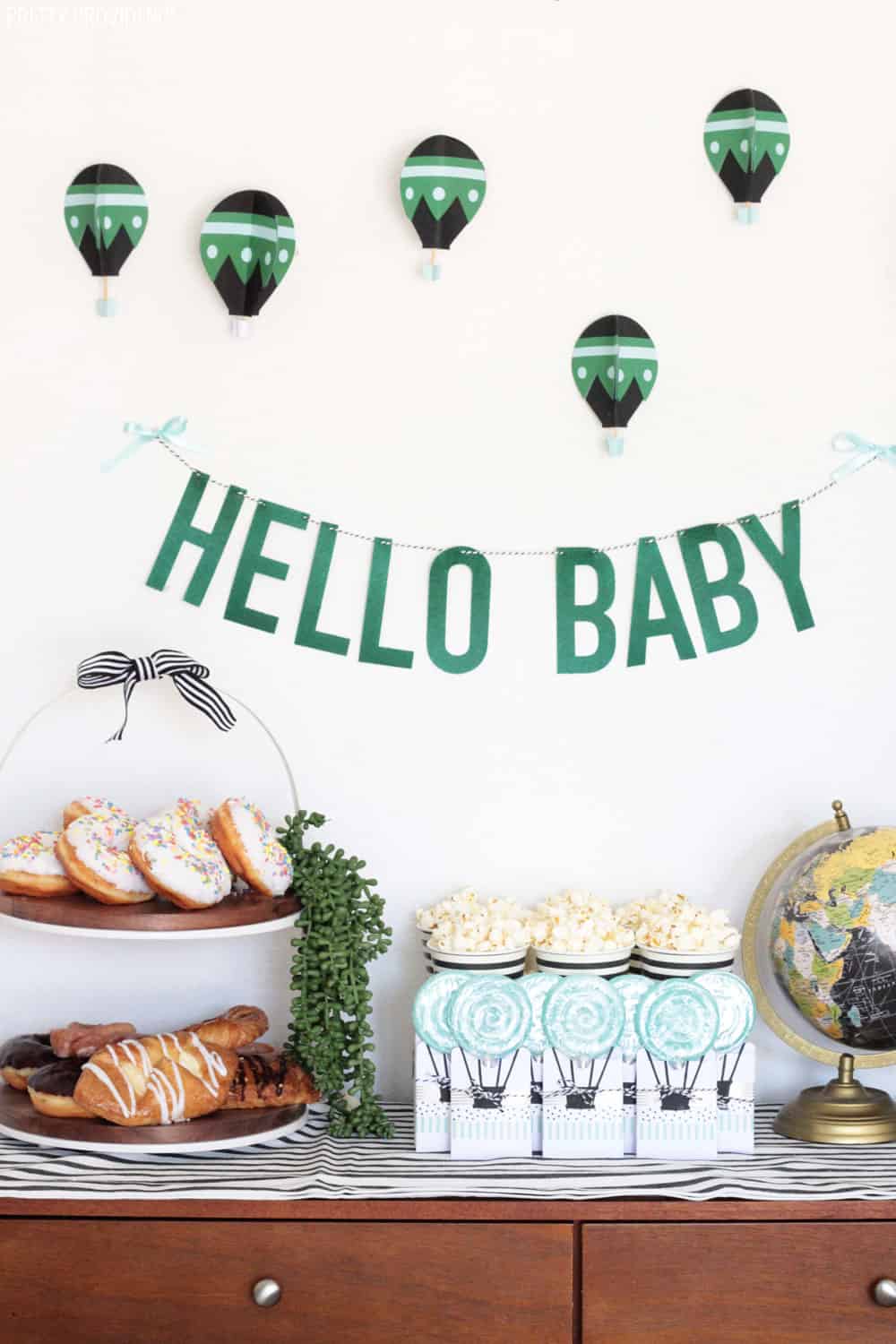 Hot Air Balloon Baby Shower Theme