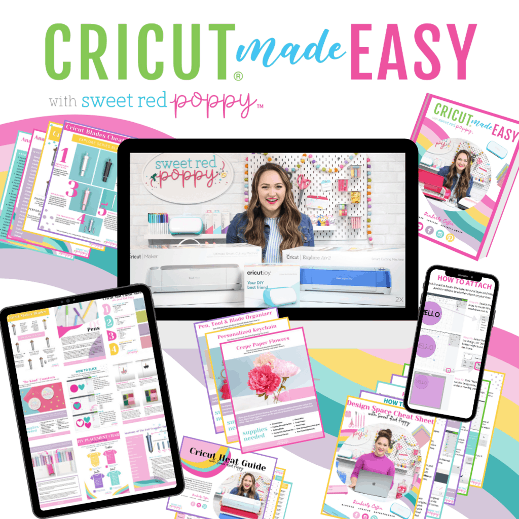 an advertisement for a Cricut made easy ecourse