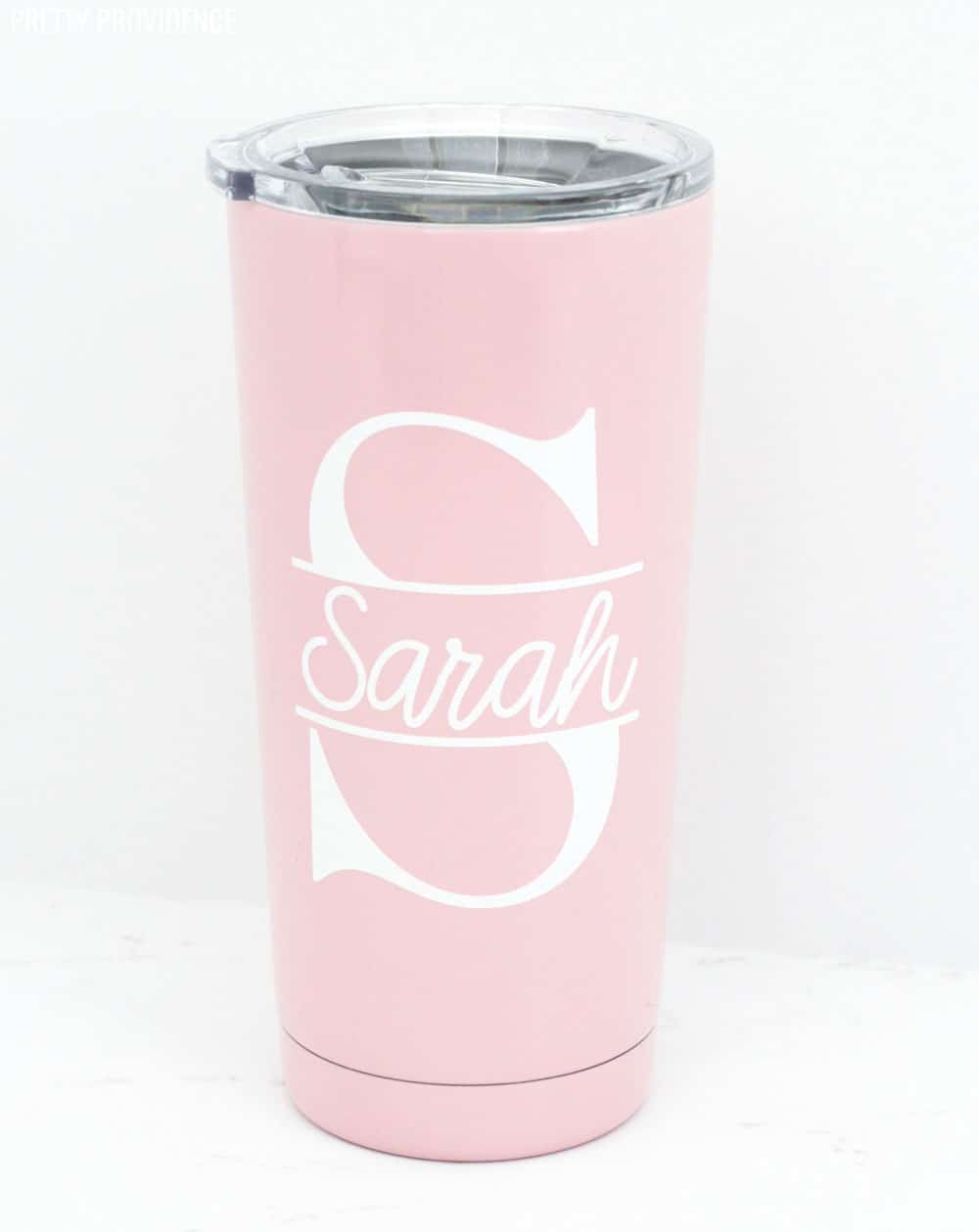 Monogram Cup Cricut