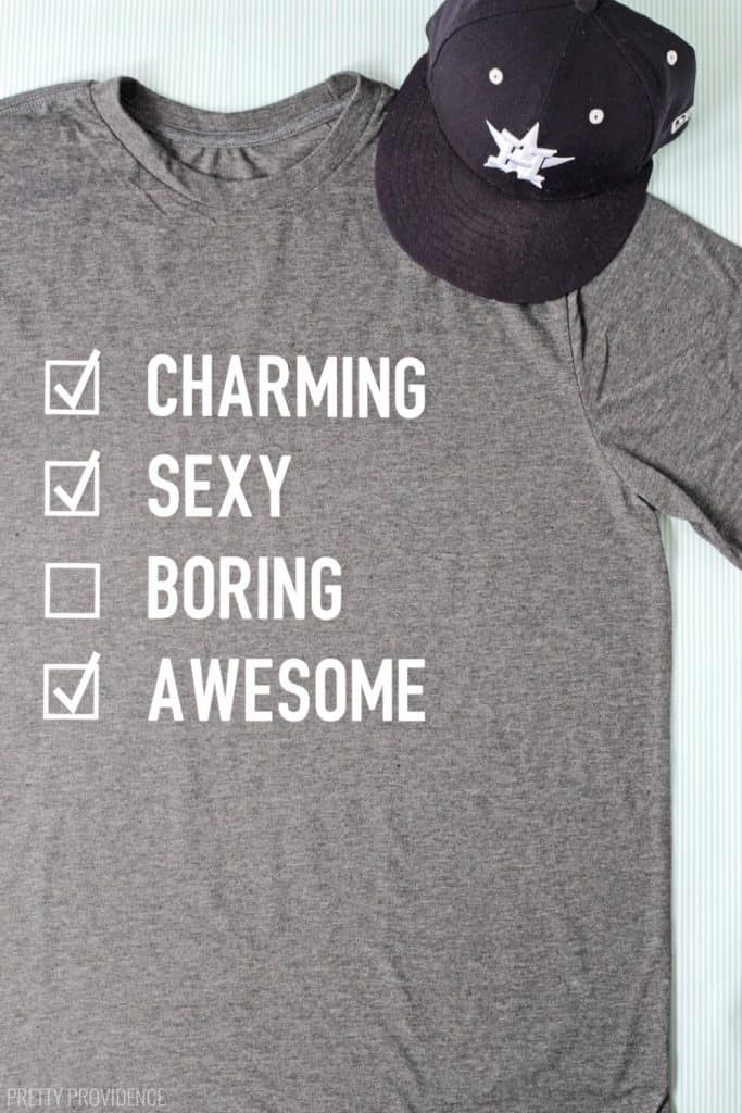 Funny T-Shirts for Men - DIY