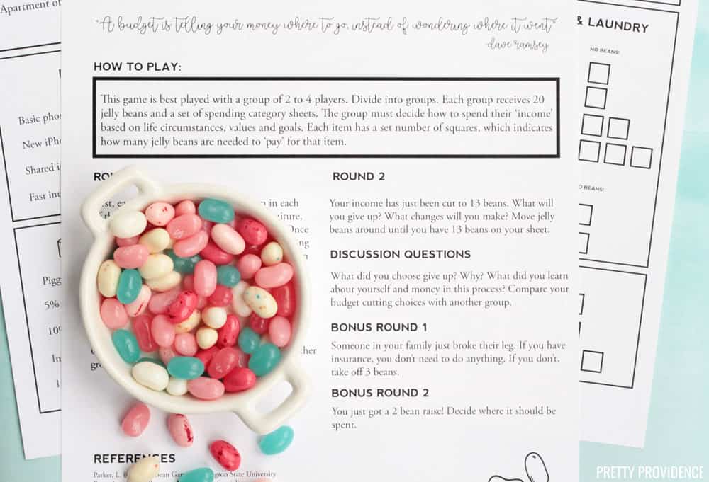 Teach Teens How to Manage Money - The Jelly Bean Game