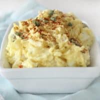 If you want the best potato salad this easy potato salad recipe is where it's at! Literally the only potato salad I will eat anymore, you'll love it! 