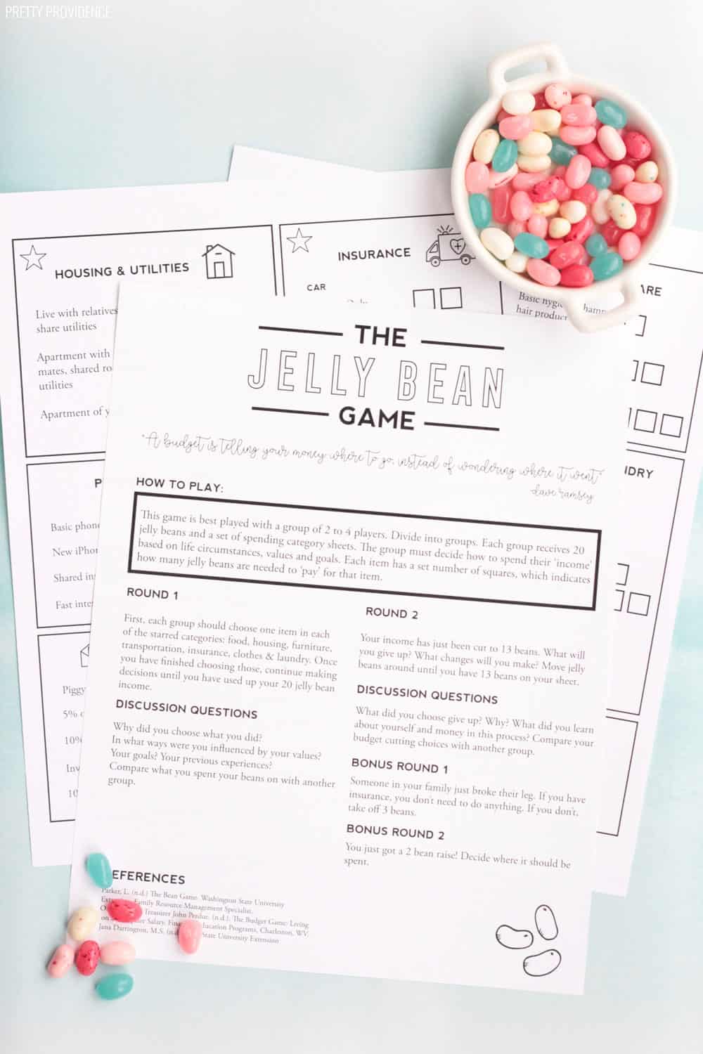 Money Management Game for Teens - The Jelly Bean Game