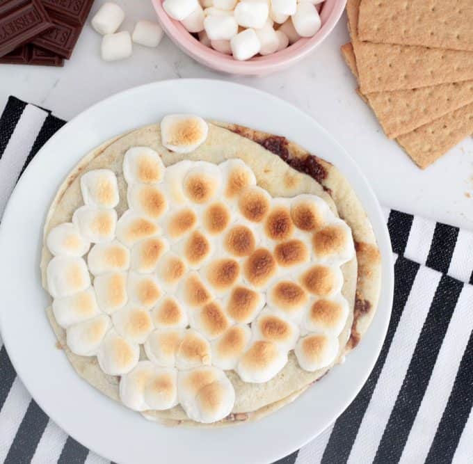 Spicy S’mores Dessert Quesadilla