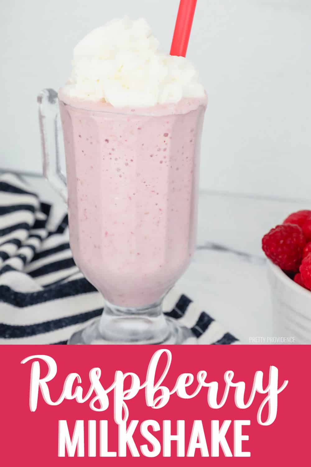 Best Ever Raspberry Milkshake