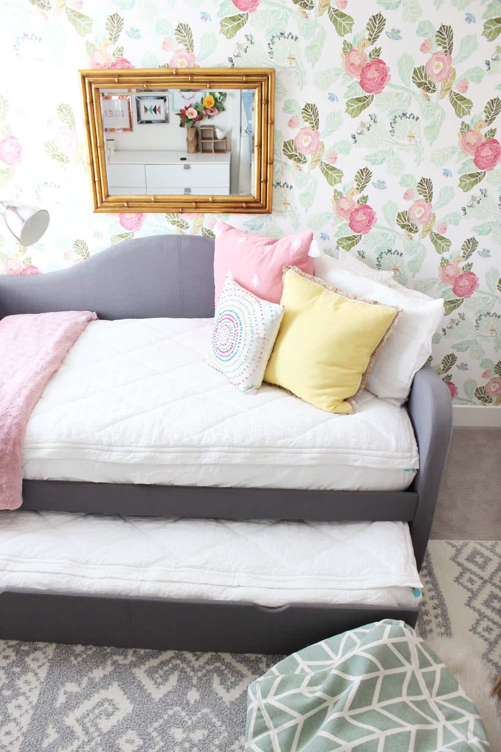 Romantic Pink Wallpaper For Bedroom  Girls Room Wall Mural Wallpapers Cute  3D  eBay