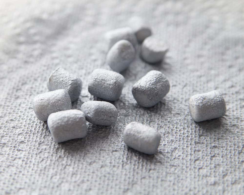 silver marshmallows for the sides of the rice krispie treats
