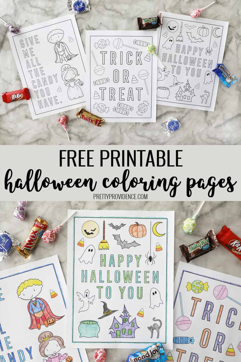 Happy Halloween Coloring Pages