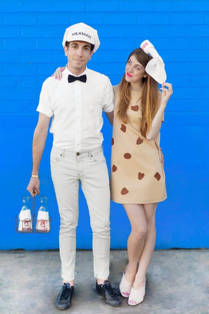 Cookies and Milk couples costume.