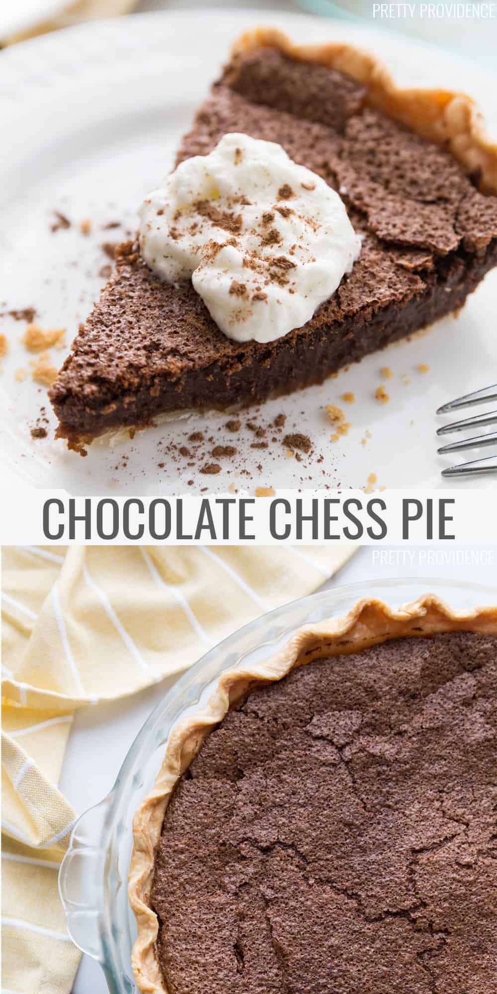 Chocolate Chess Pie