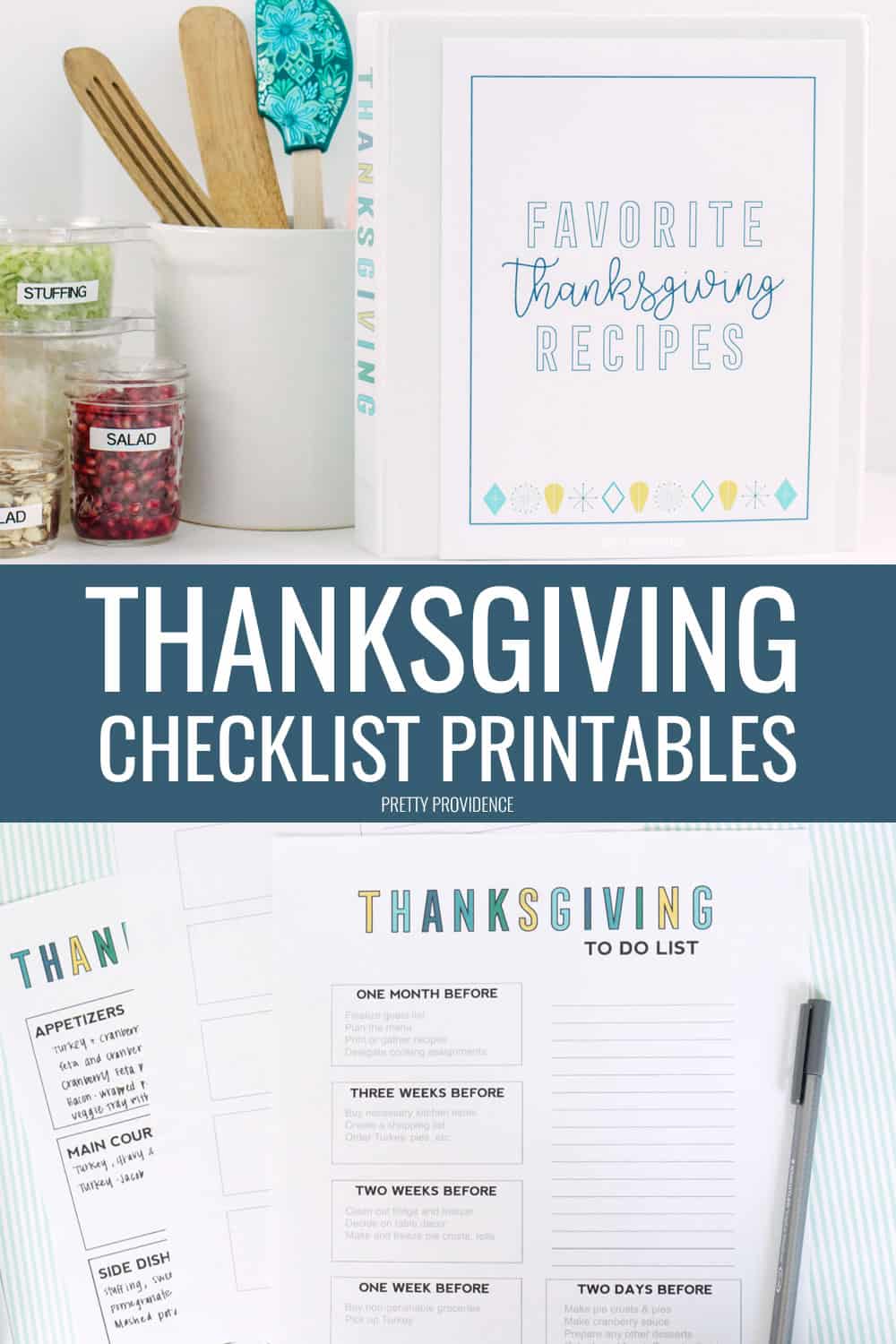 Pro Tips for Hosting Thanksgiving + Thanksgiving Meal Planner Printables