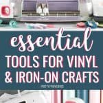 Essential tools for vinyl and iron-on crafts