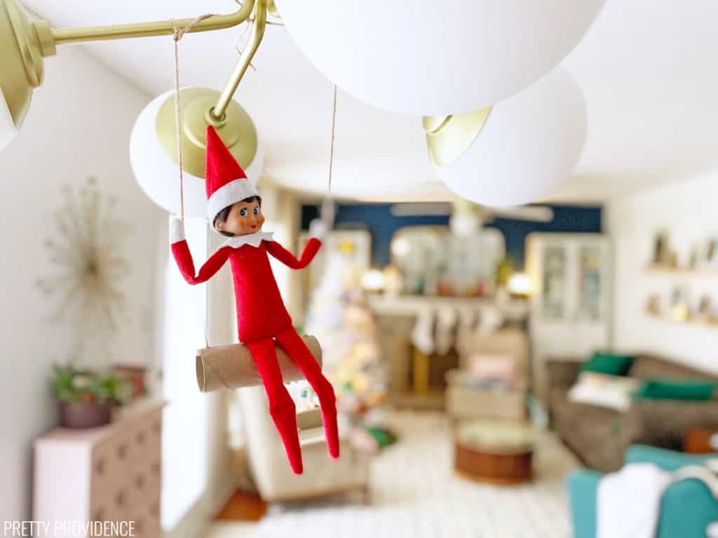 Easy Elf on the Shelf Ideas - Funny and Cute - Pretty Providence