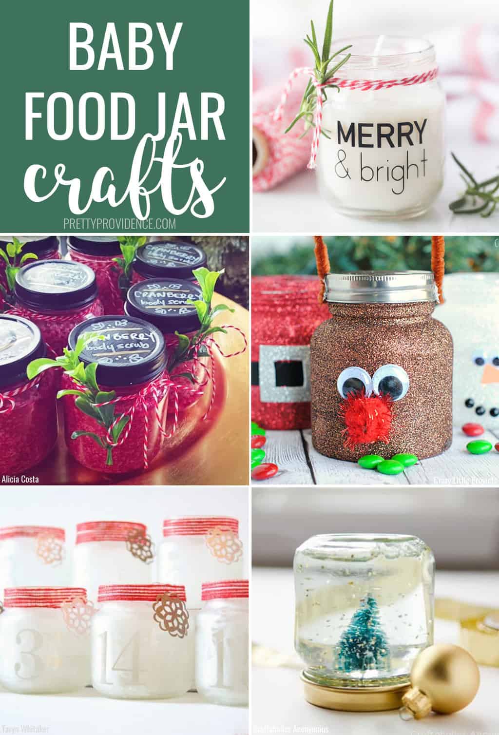 Amazing Baby Food Jar Crafts - Pretty Providence