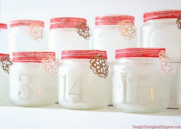Baby Food Jar Luminaries from Taryn Whitaker Designs