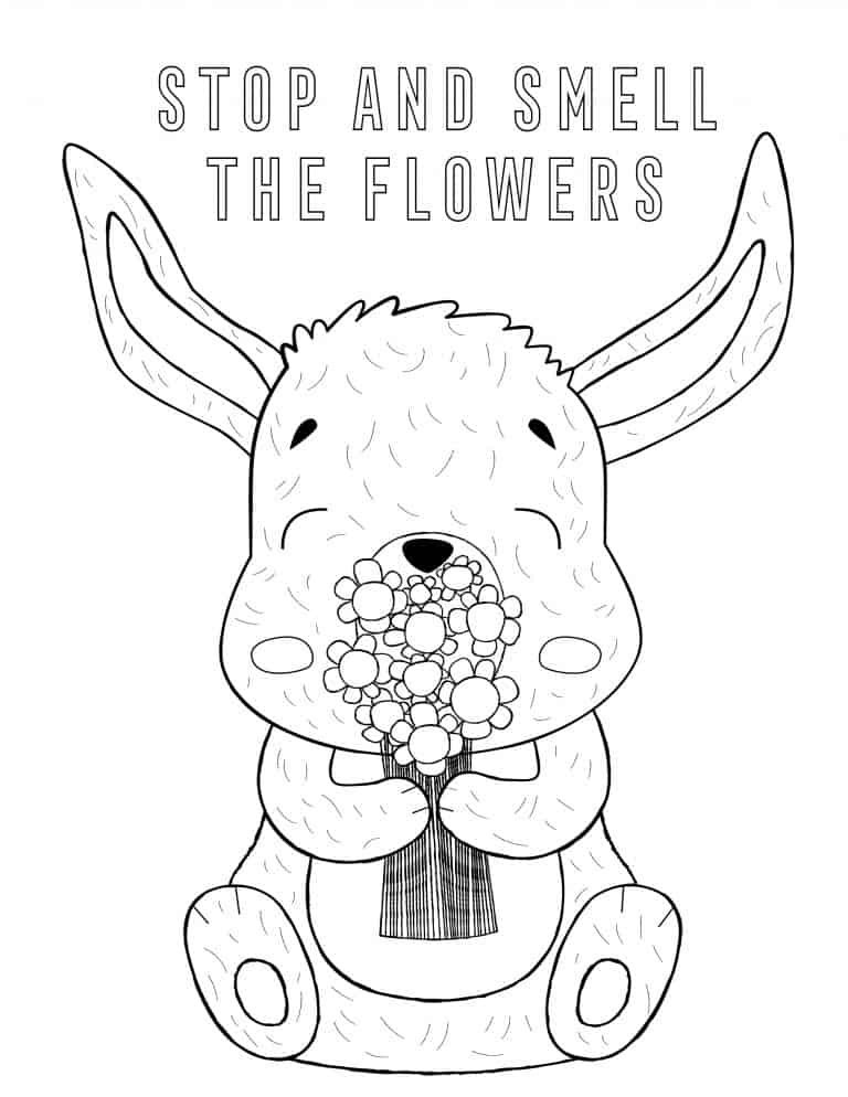 Cute Spring Coloring Pages Free Printable - Pretty Providence