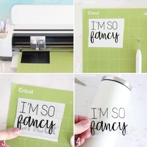 How to Make Vinyl Tumbler Decals - Pretty Providence