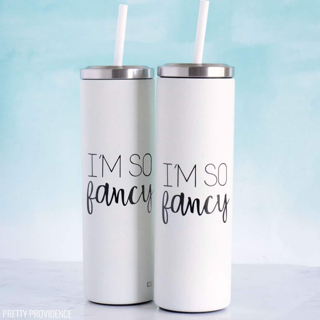 How To Make Vinyl Tumbler Decals Pretty Providence