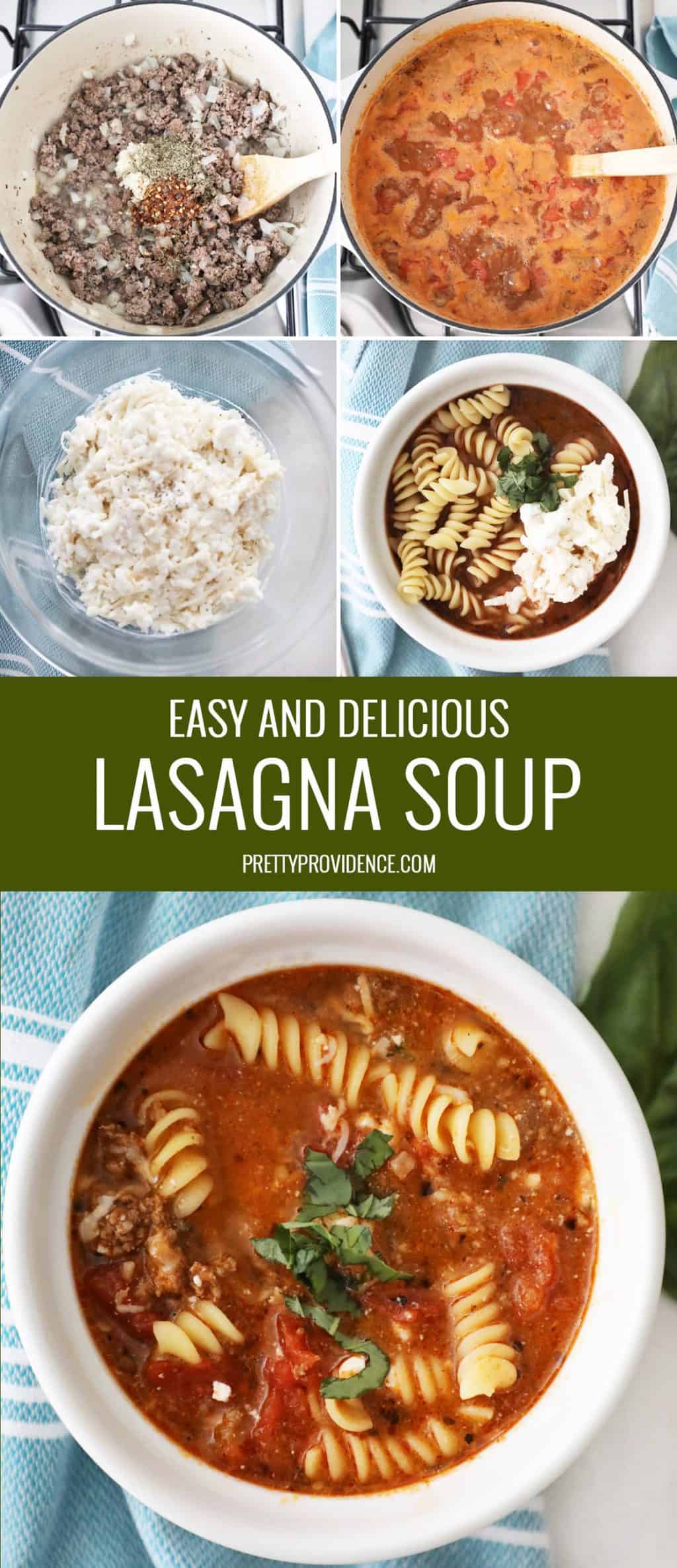 Easy Lasagna Soup Recipe