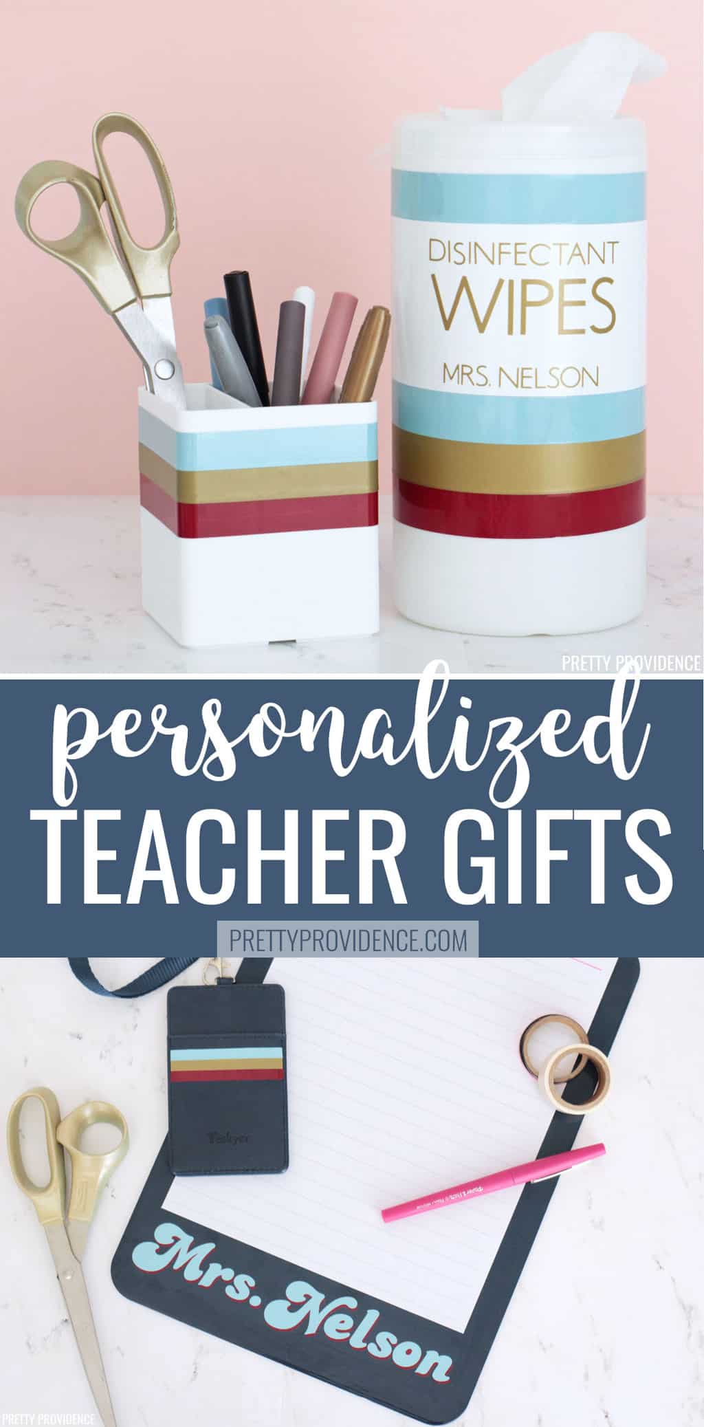 Personalized Teacher Gifts Back to School with Cricut