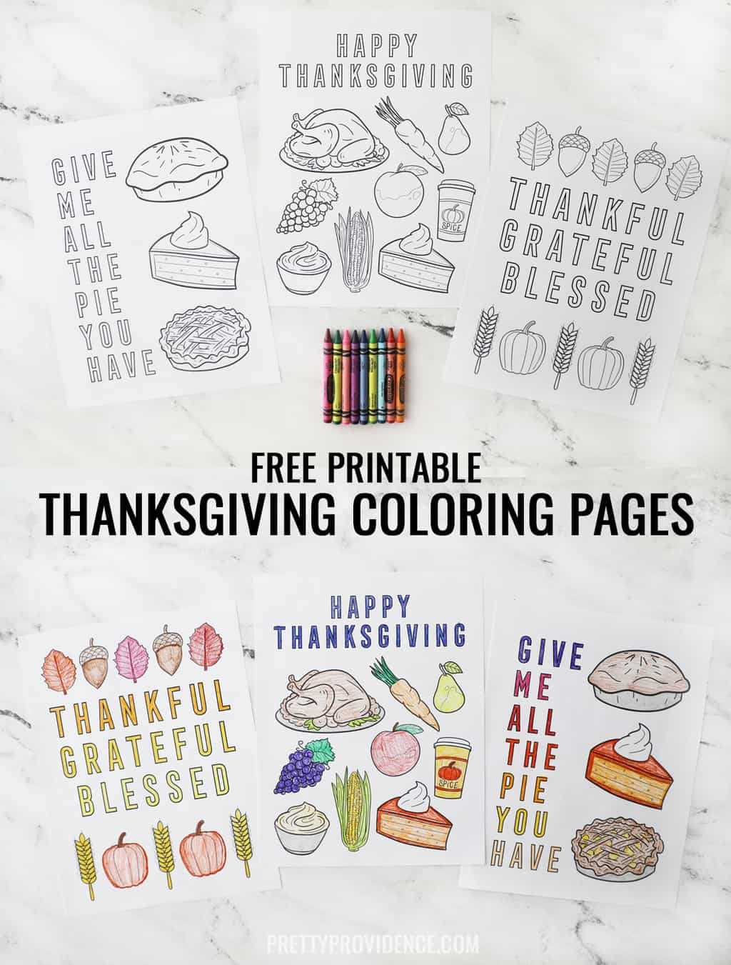 Free Thanksgiving Coloring Pages