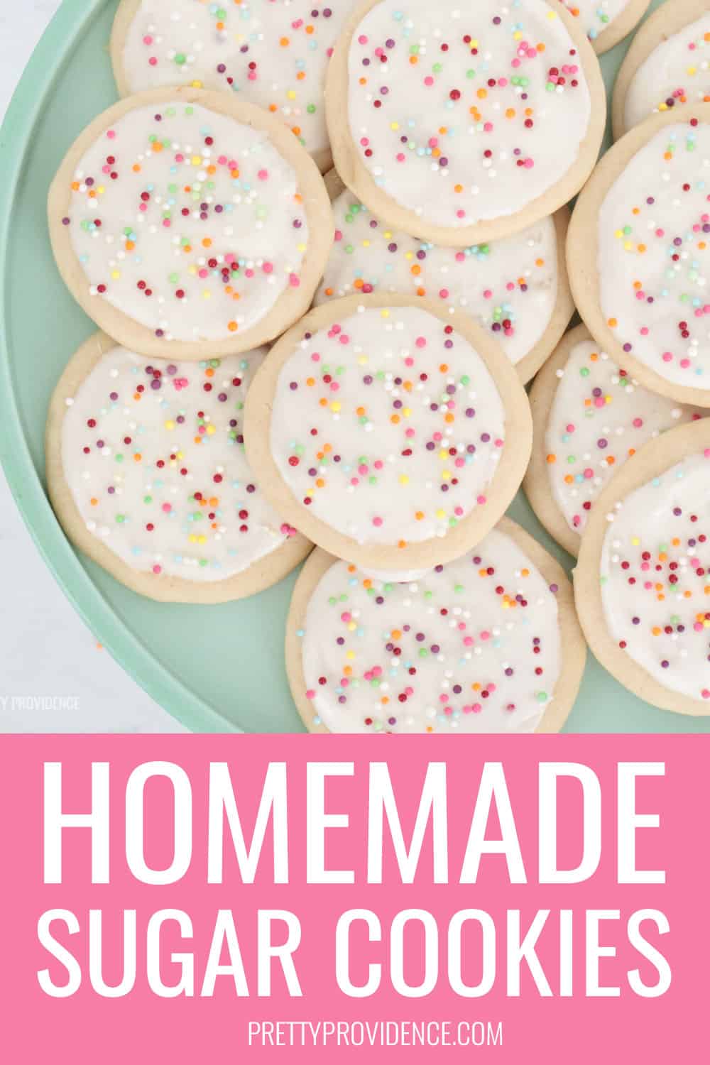 Homemade Sugar Cookies - Easy Recipe - Pretty Providence