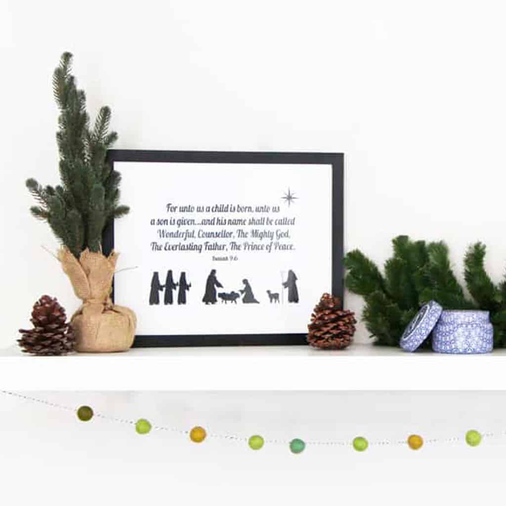 Awesome Free Printable Nativity Scenes - Pretty Providence