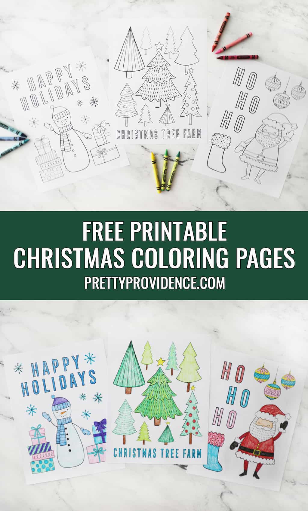 Free Printable Christmas Coloring Pages - Pretty Providence