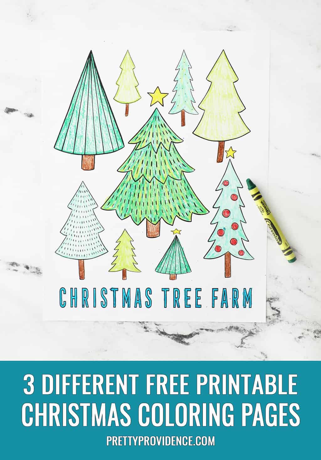 Free Printable Christmas Coloring Pages  Pretty Providence