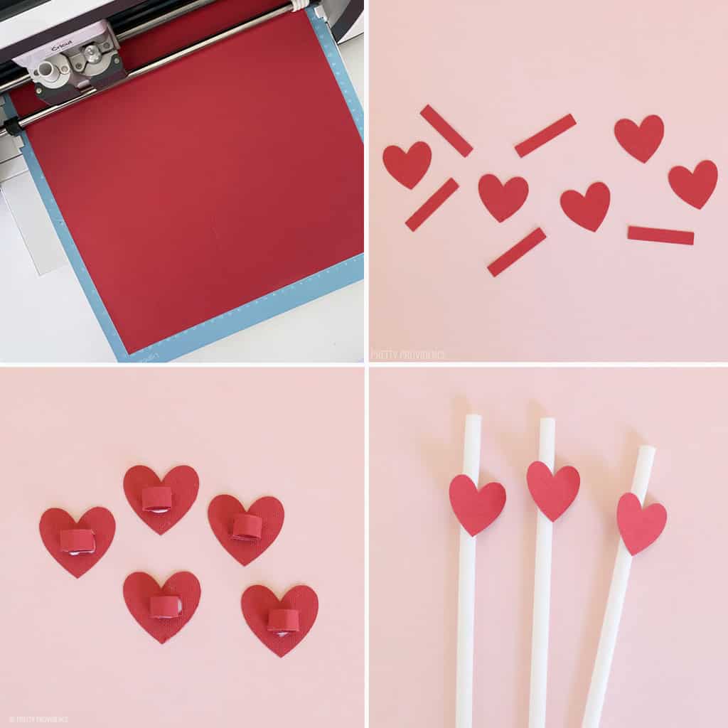 Heart straws step by step instructions