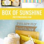you are my sunshine gift box in collage optimized for pinterest