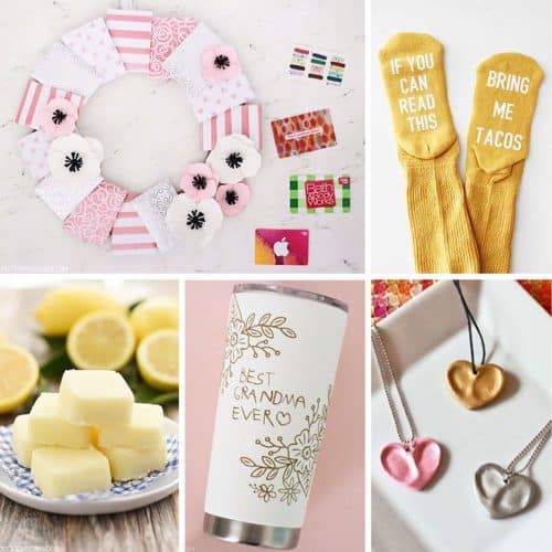DIY Mother's Day gifts collage