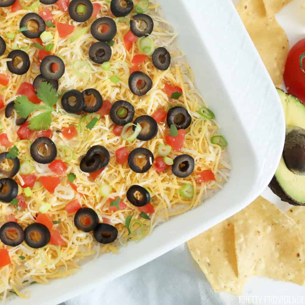 Mexican Seven Layer Dip Recipe - Pretty Providence