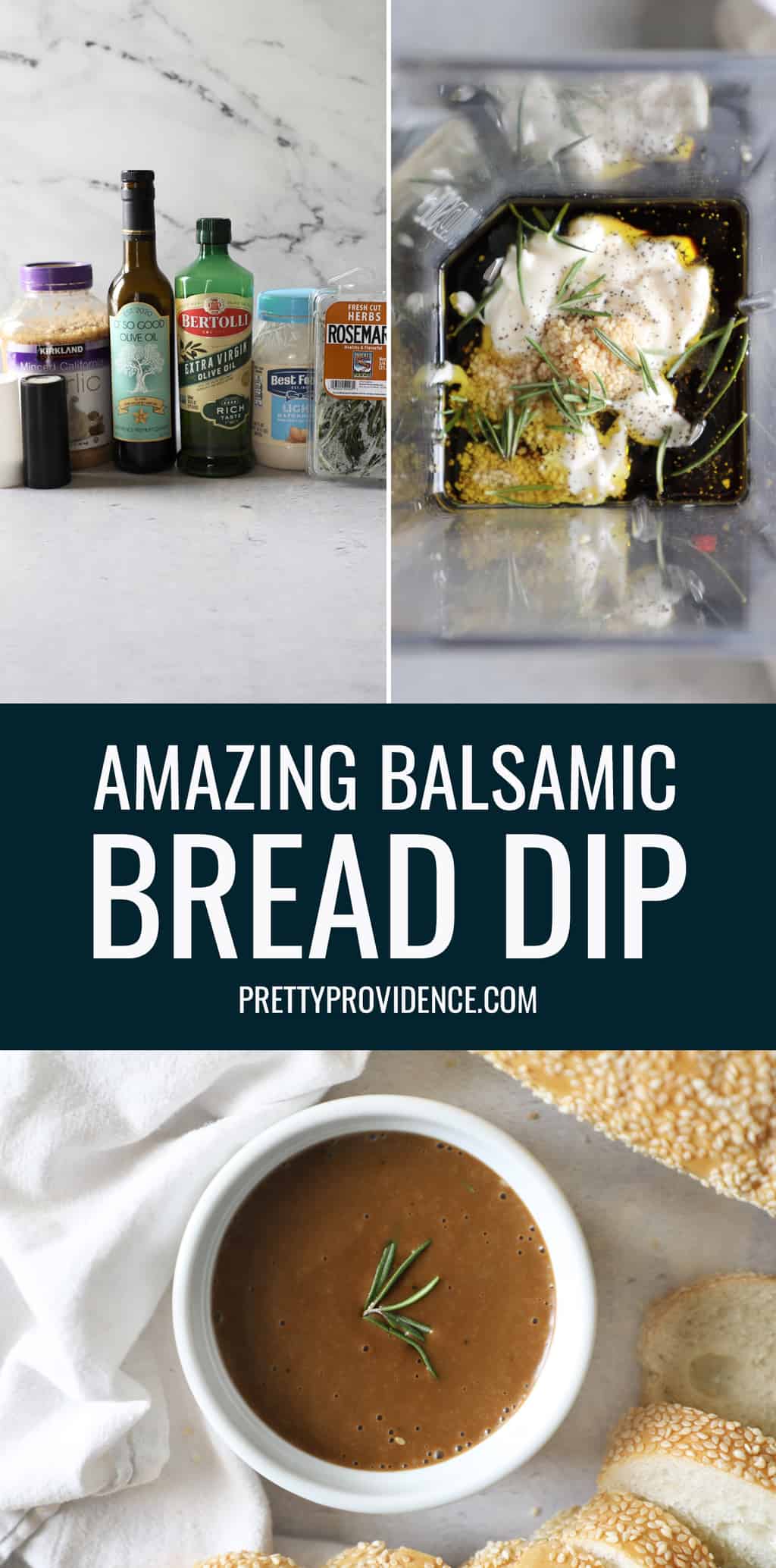 Creamy Balsamic Dip Olive Oil and Vinegar Bread Dip