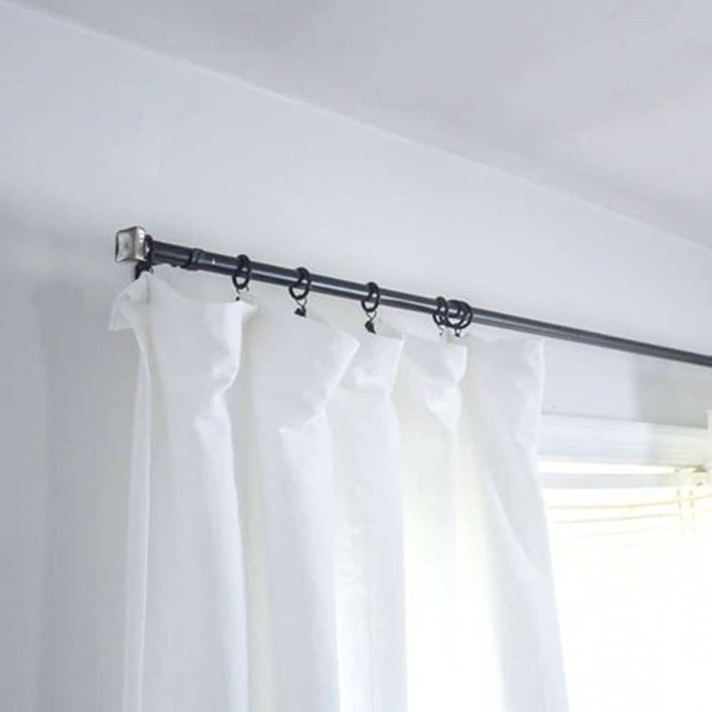 DIY Curtain Rods - 15+ Curtain Hanging Ideas - Pretty Providence