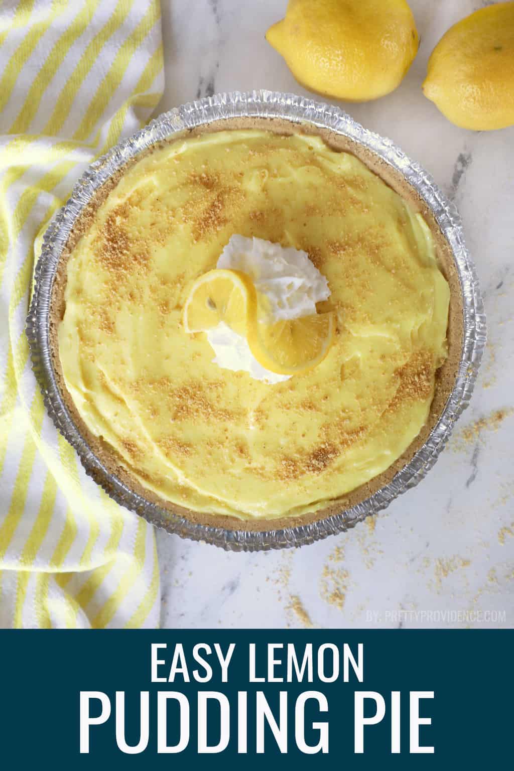 Easy Lemon Pudding Pie