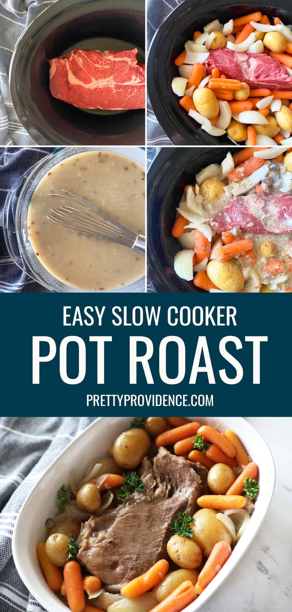 Perfect Slow Cooker Pot Roast - Pretty Providence